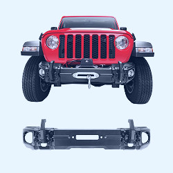 Amazon.com: Rugged Ridge Arcus Bumper, Front | Stubby, 11-Gauge Steel,  Satin Black | 11549.04 | Fits 2018-2023 Jeep Wrangler JL; 2020-2023 Jeep  Gladiator JT : Baby